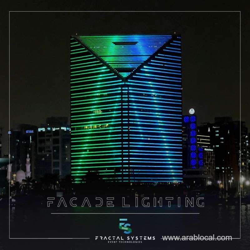 Fractal Facade Lighting in saudi