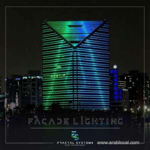 fractal-facade-lighting in saudi
