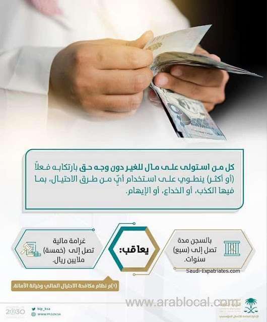 saudi-public-prosecution-clarifies-the-penalty-for-seizing-others-money-including-jail-and-a-fine-saudi
