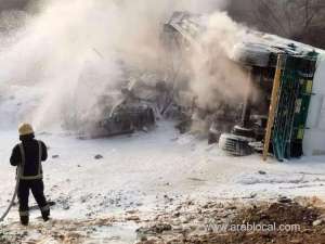 fiery-road-crash-in-asir-blamed-on-dozing-driver-in-saudi-arabia_UAE