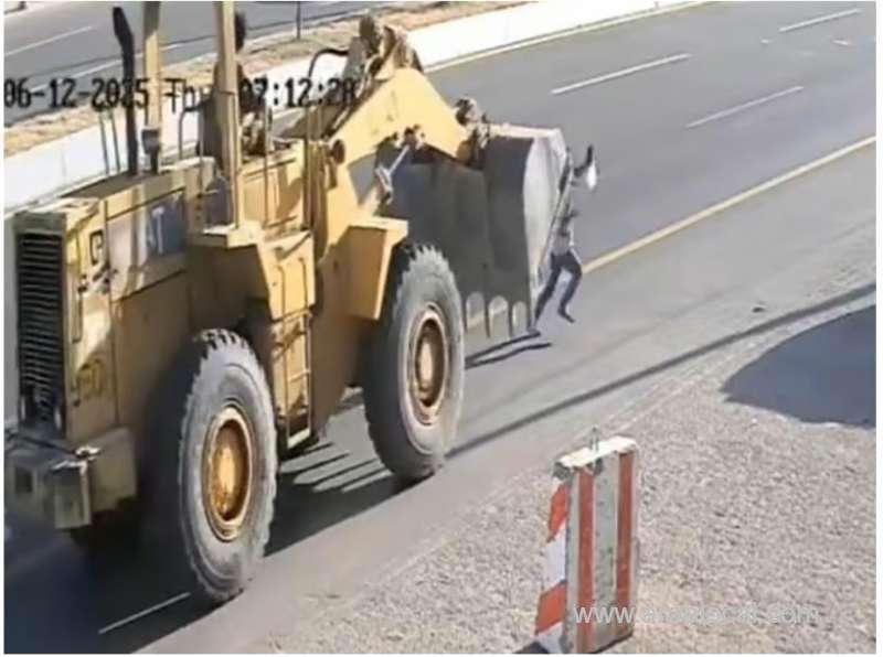man-miraculously-survives-being-run-over-by-bulldozer-in-saudi-arabia--viral-video-shocks-viewers-saudi