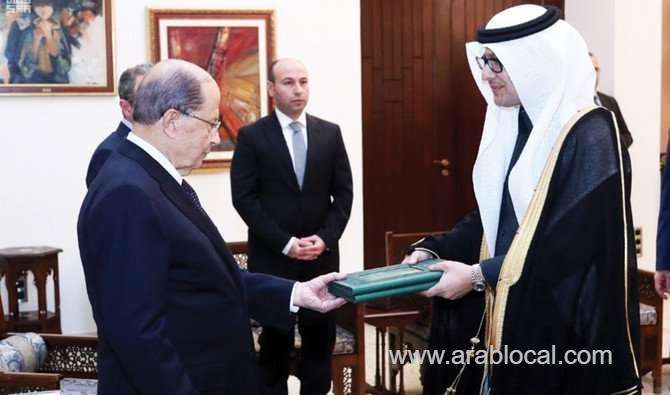 saudi-ambassador-to-lebanon-presents-credentials-to-president-saudi