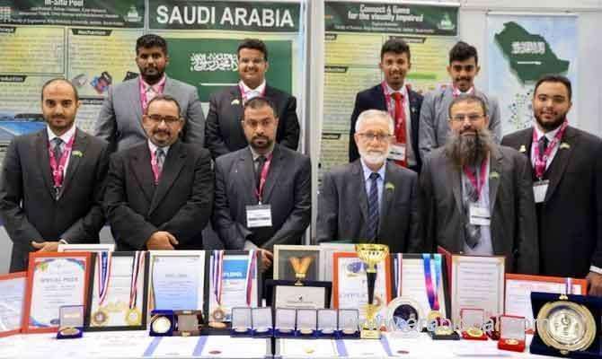 38-awards-for-students-of-king-abdulaziz-university-at-the-international-exhibition-saudi