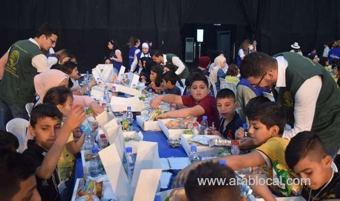 ksrelief-hosts-iftar-for-2,000-lebanese-orphans-saudi