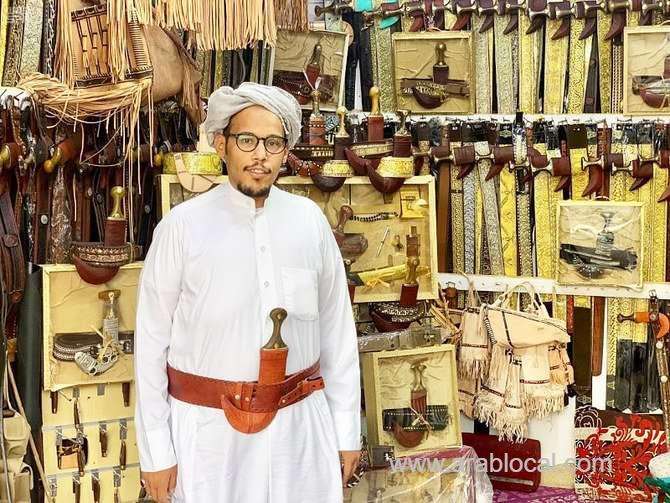 in-saudi-arabia’s-najran,-eid-raises-footfall-at-market-for-ornate,-traditional-daggers-saudi