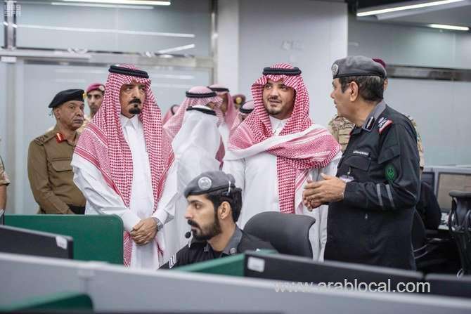 interior-minister,chairman-of-the-hajj-inspects-security-operations-in-makkah-saudi