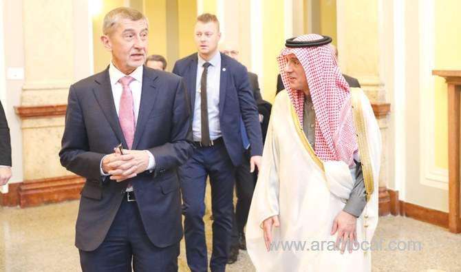 saudi-minister-of-foreign-affairs-meets-czech-prime-minister-in-prague-saudi