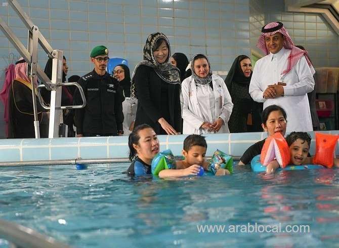 wife-of-japanese-pm-visits-dca-in-saudi-arabia-saudi