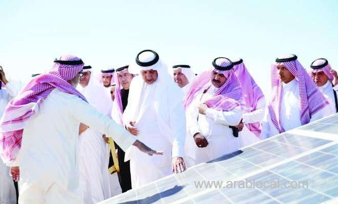 makkah-gov.-prince-khaled-al-faisal-opens-first-phase-of-solar-plant-in-taif-saudi