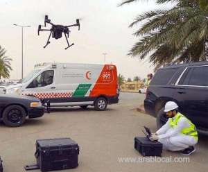 drone-are-used-to-monitor-human-body--temperatures-in-buraidah-livestock-market_saudi