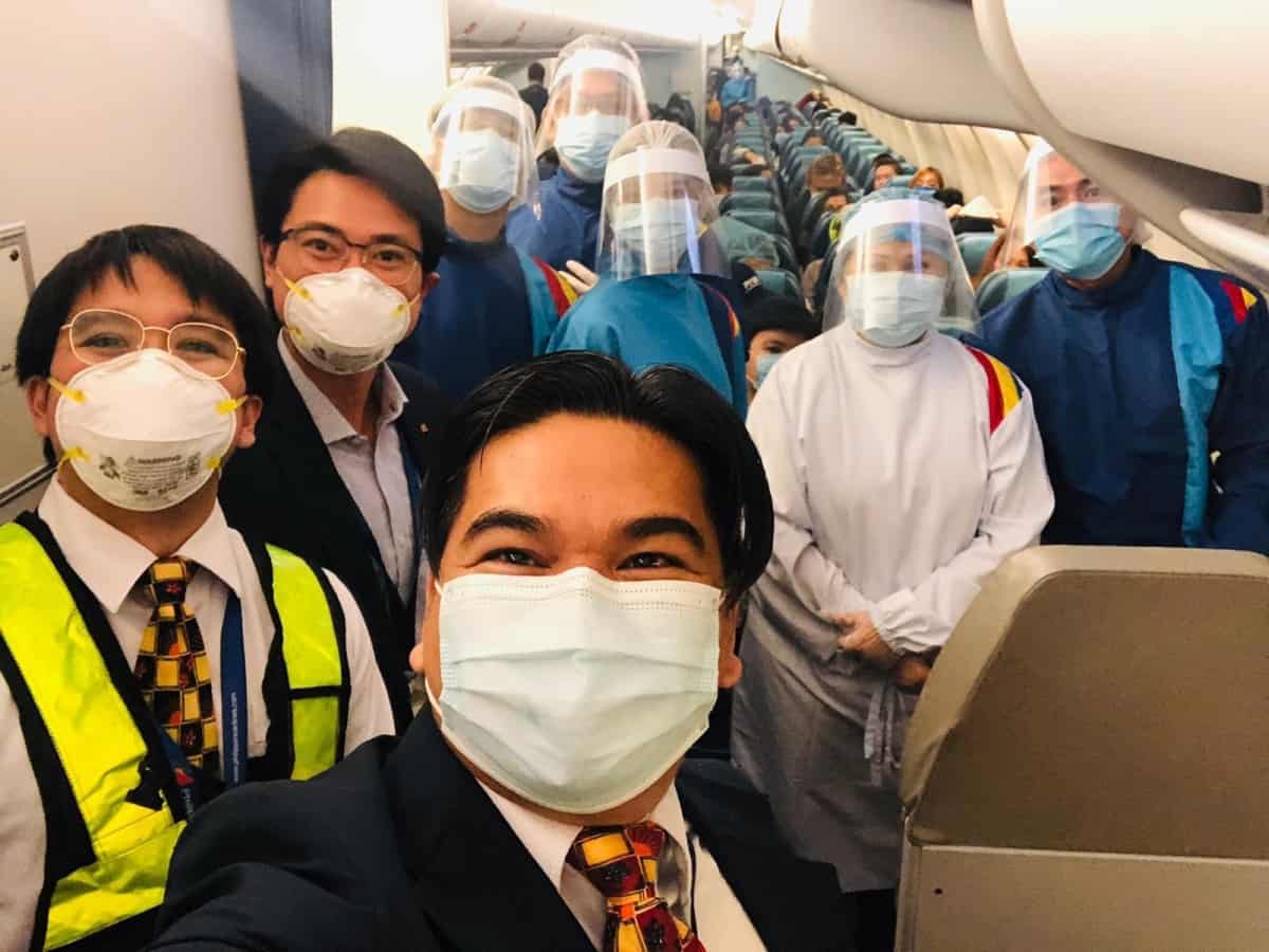 Cabin Crew Coronavirus ppe suits