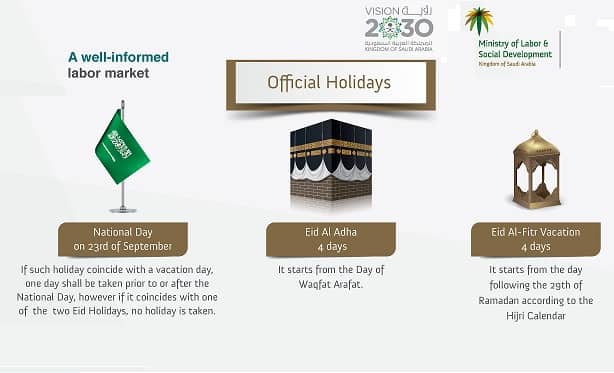 OFFICIAL LEAVES IN SAUDI