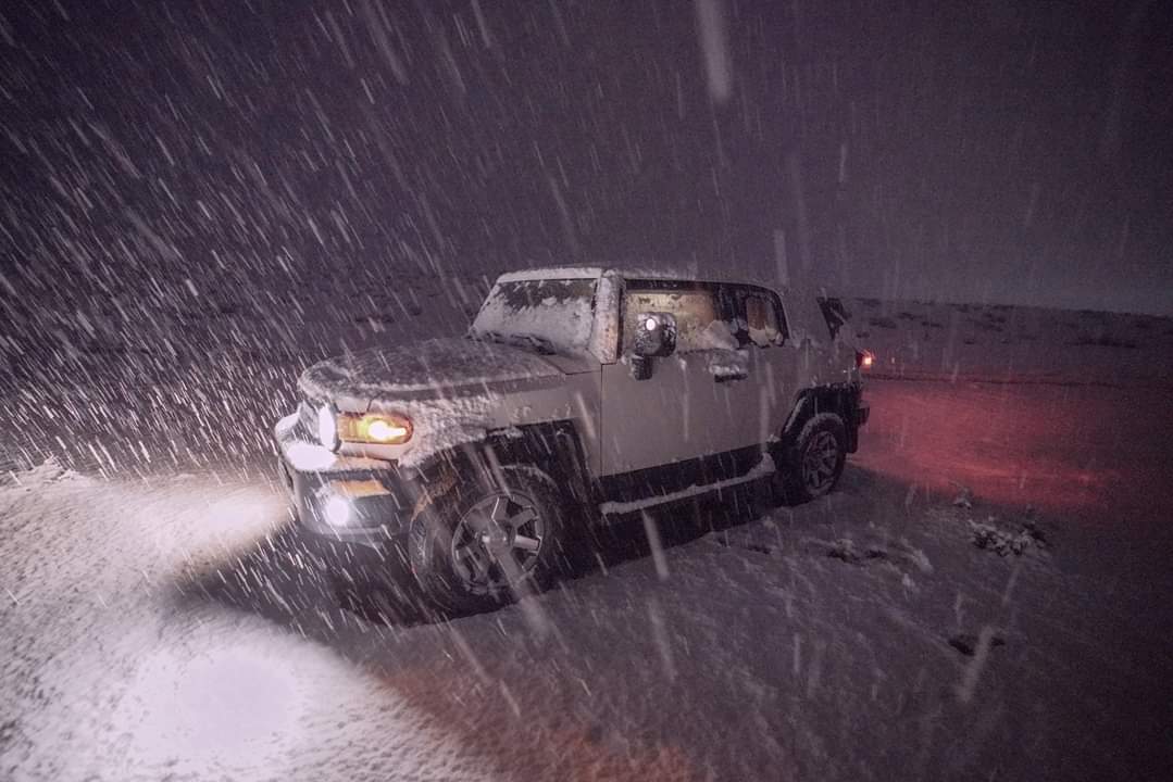 Snowing In Some Parts Of Saudi Arabia