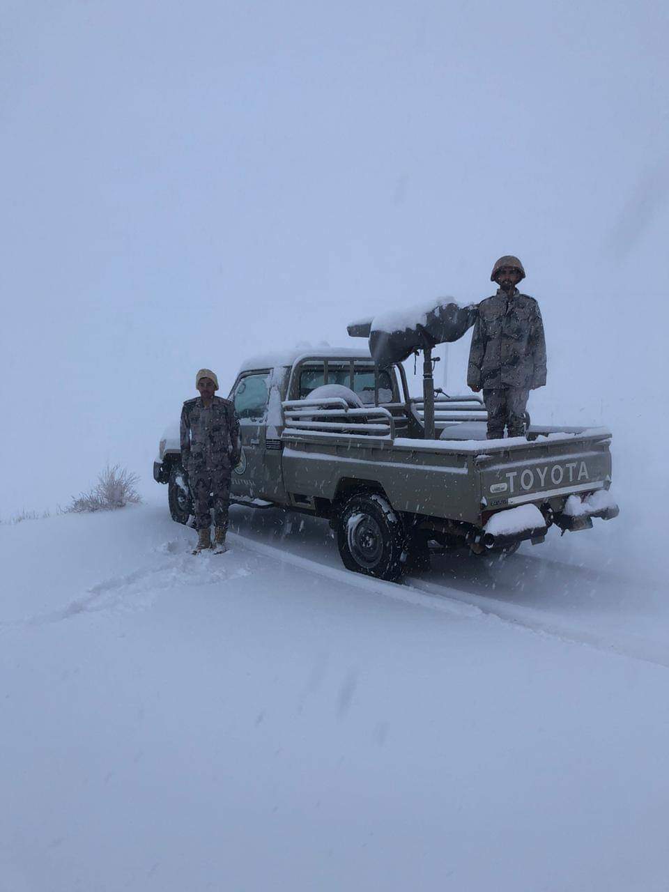 Snowing In Some Parts Of Saudi Arabia