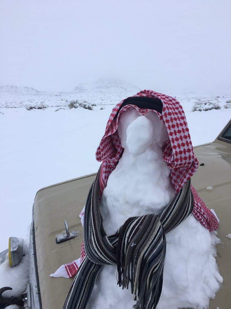 Snowing In Some Parts Of Saudi Arabia