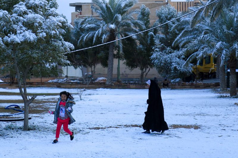 snowing in iraq