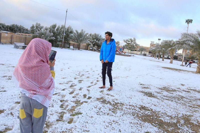 snowing in iraq