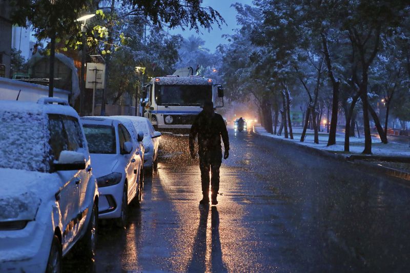 snowing in iraq