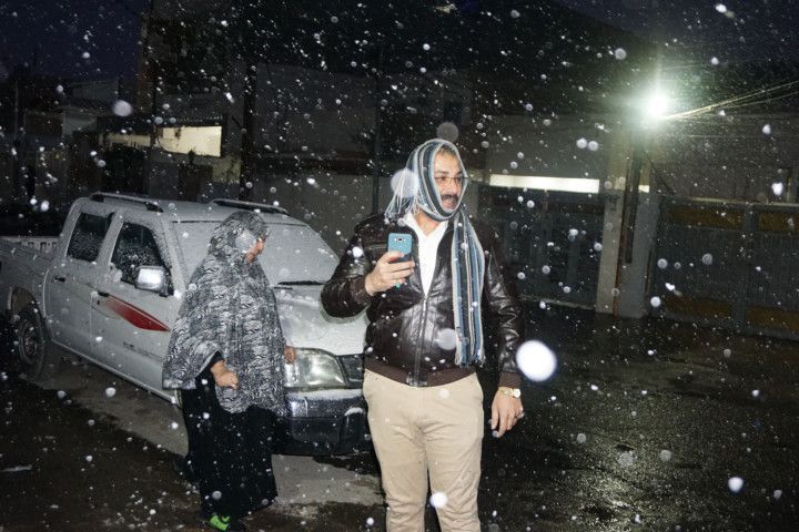 snowing in iraq